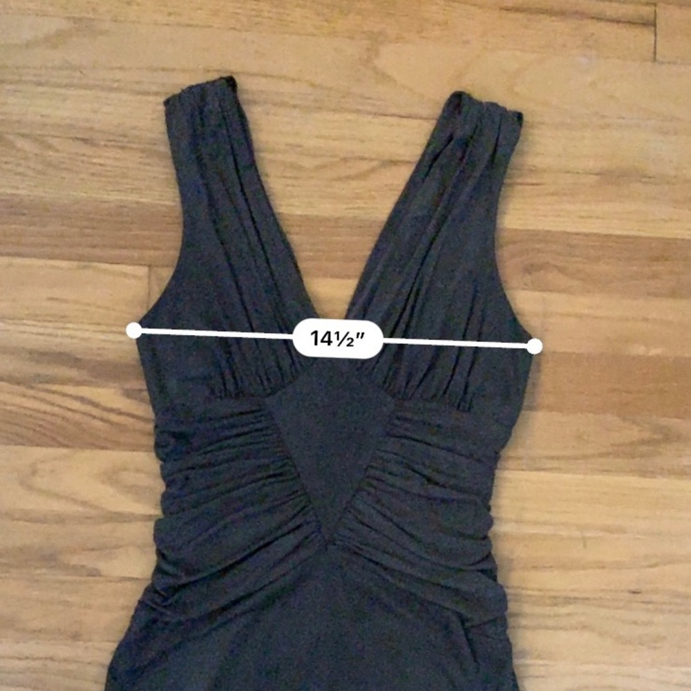 Bebe Faux Suede Olive Bodycon Dress - Picture 9 of 9